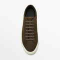 Simple Lace Sports Leather Flat Bottom Casual Sneakers Oryntix
