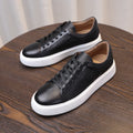 Top Layer Cowhide Men's Shoes Black Commute Leisure Oryntix